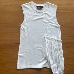 @ SOLD @ Simone Rocha Tank with tassel